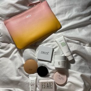 Never used skin care and makeup products Ipsy